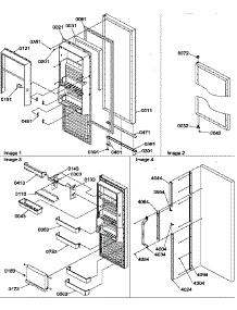 11 - Ref Door parts for Amana Refrigerator SRD20TPW / P1190811W W from AppliancePartsPros.com