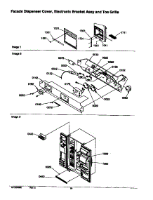 05 - Facade Cover,Elec Brkt Assy & Toe Grille parts for Amana Refrigerator SRD21VL / P1315501W L from AppliancePartsPros.com