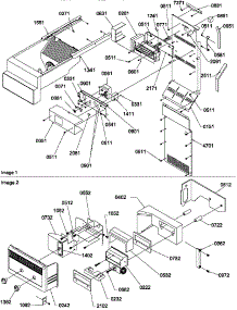 08 - Ice Maker / Controls parts for Amana Refrigerator SRD22S3L / P1190319W L from AppliancePartsPros.com