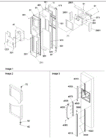 05 - Freezer Door parts for Amana Refrigerator SRD22S5E / P1190304W E from AppliancePartsPros.com