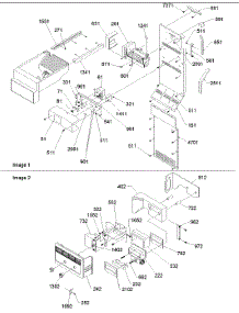 09 - Ice Maker / Control Assy parts for Amana Refrigerator SRD22S5W / P1190304W W from AppliancePartsPros.com