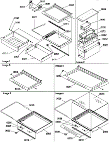 03 - Deli, Shelf, And Crisper Assemblies parts for Amana Refrigerator SRD22VPSE / P1190322W E from AppliancePartsPros.com