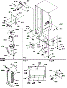 04 - Drain System / Rollers / Evap parts for Amana Refrigerator SRD25S3L / P1190317W L from AppliancePartsPros.com