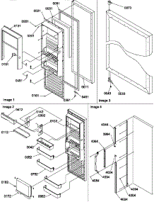 11 - Ref Door parts for Amana Refrigerator SRD25S3W / P1190325W W from AppliancePartsPros.com