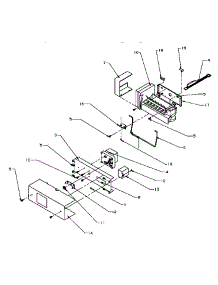 12 - Ice Maker parts for Amana Refrigerator SRD25S5E / P1190302W E from AppliancePartsPros.com