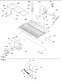 10 - Machine Compartment parts for Amana Refrigerator SRD25S5E / P1190305W E from AppliancePartsPros.com
