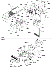 08 - Ice Maker / Control Assy parts for Amana Refrigerator SRD25VPL / P1190318W L from AppliancePartsPros.com