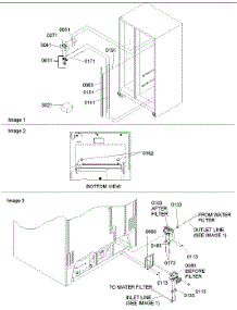 13 - Water Filter Assy & Water Valves parts for Amana Refrigerator SRD26VPE / P1315204W E from AppliancePartsPros.com