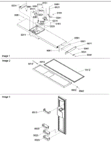 06 - Freezer Door parts for Amana Refrigerator SRD26VPSE / P1315205W E from AppliancePartsPros.com
