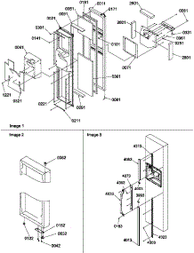 04 - Fz Door parts for Amana Refrigerator SRD27S2L / P1190321W L from AppliancePartsPros.com
