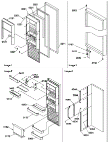 11 - Ref Door parts for Amana Refrigerator SRD27S4L / P1190306W L from AppliancePartsPros.com