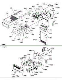 09 - Ice Maker / Control Assy parts for Amana Refrigerator SRD27TPW / P1190312W W from AppliancePartsPros.com
