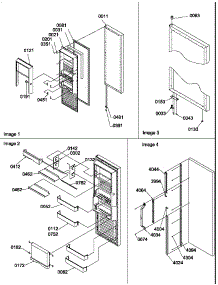 11 - Ref Door parts for Amana Refrigerator SRD325S5E / P1313501W E from AppliancePartsPros.com