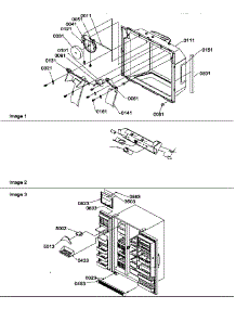 07 - Ice & Water Cav / Elec Brkt & Toe Grille parts for Amana Refrigerator SRD325S5E / P1307202W E from AppliancePartsPros.com