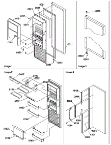 11 - Ref Door parts for Amana Refrigerator SRD325S5L / P1199402W L from AppliancePartsPros.com