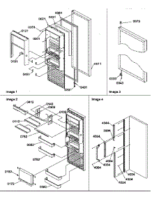 11 - Ref Door parts for Amana Refrigerator SRD325S5W / P1307202W W from AppliancePartsPros.com
