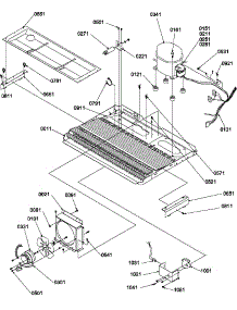 10 - Machine Compartment parts for Amana Refrigerator SRD325S5W / P1307203W W from AppliancePartsPros.com