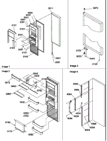 11 - Ref Door parts for Amana Refrigerator SRD325S5W / P1307203W W from AppliancePartsPros.com