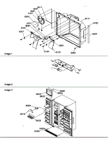 07 - Ice & Water Cav / Elec Brkt & Toe Grille parts for Amana Refrigerator SRD327S3L / P1307104W L from AppliancePartsPros.com