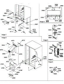 04 - Drain Systems, Rollers, And Evap Assy parts for Amana Refrigerator SRD327S3L / P1307102W L from AppliancePartsPros.com