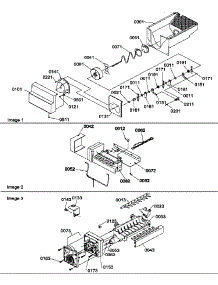 08 - Ice Bucket Auger, Im & Im Parts parts for Amana Refrigerator SRD327S3L / P1307102W L from AppliancePartsPros.com