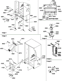 04 - Drain System, Rollers, And Evap Assy parts for Amana Refrigerator SRD327S3W / P1307105W W from AppliancePartsPros.com