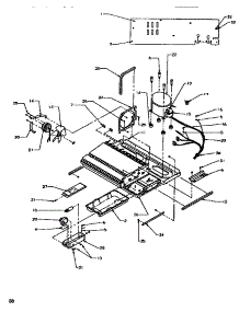 14 - Machine Compartment parts for Amana Refrigerator SRD520SW / P1186301W W from AppliancePartsPros.com