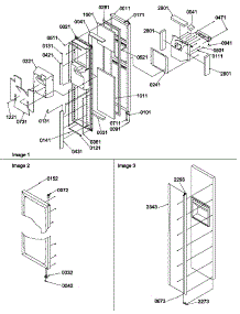 03 - Fz Door parts for Amana Refrigerator SRD520TW / P1313101W W from AppliancePartsPros.com