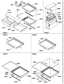 03 - Deli, Shelves, Crisper Assemblies & Acs parts for Amana Refrigerator SRD522SW / P1184707W W from AppliancePartsPros.com