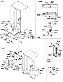 04 - Drain Systems, Rollers, And Evap Assy parts for Amana Refrigerator SRD522TE / P1313301W E from AppliancePartsPros.com