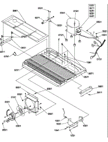 10 - Machine Compartment parts for Amana Refrigerator SRD522TW / P1309903W W from AppliancePartsPros.com