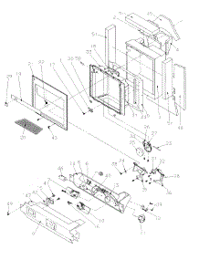 08 - Ice And Water Cavity parts for Amana Refrigerator SRD526SW / P1184801W W from AppliancePartsPros.com