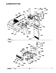 09 - Ice Maker / Control Assy parts for Amana Refrigerator SRD526SW / P1184802W W from AppliancePartsPros.com