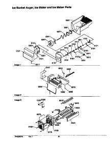 08 - Ice Bucket Auger, Im & Im Parts parts for Amana Refrigerator SRD526TW / P1310201W W from AppliancePartsPros.com