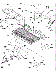 10 - Machine Compartment parts for Amana Refrigerator SRD526TW / P1313401W W from AppliancePartsPros.com