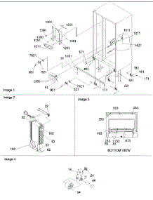 04 - Drain, Rollers & Evap Assy parts for Amana Refrigerator SRD528VE / P1320402W E from AppliancePartsPros.com
