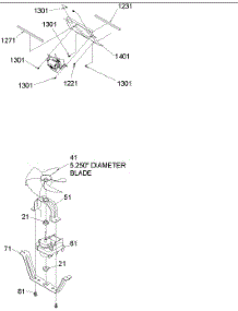 05 - Evaporator Fan Shroud & Motor Assy parts for Amana Refrigerator SRD528VE / P1320402W E from AppliancePartsPros.com