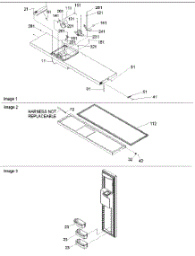 07 - Freezer Door parts for Amana Refrigerator SRD528VE / P1320402W E from AppliancePartsPros.com
