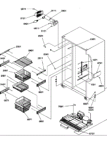 11 - Page 7 parts for Amana Refrigerator SRDE25TW / P1190311W W from AppliancePartsPros.com