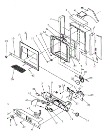 10 - Ice And Water Cavity parts for Amana Refrigerator SRDE27S3L / P1190601W L from AppliancePartsPros.com