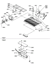 09 - Machine Compartment parts for Amana Refrigerator SRDE27S3W / P1190602W W from AppliancePartsPros.com
