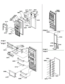 10 - Ref Door parts for Amana Refrigerator SRDE27S3W / P1190602W W from AppliancePartsPros.com