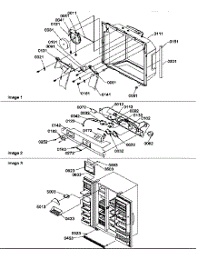 07 - Ice & Water Cav / Elec Brkt & Toe Grille parts for Amana Refrigerator SRDE27TPW / P1190603W W from AppliancePartsPros.com
