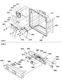 07 - Ice & Water Cavity & Elec Brkt Assy parts for Amana Refrigerator SRDE327S3E / P1307103W E from AppliancePartsPros.com