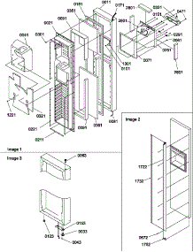 05 - Fz Door parts for Amana Refrigerator SRDE327S3E / P1307101W E from AppliancePartsPros.com