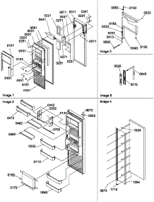 11 - Ref Door parts for Amana Refrigerator SRDE327S3L / P1307106W L from AppliancePartsPros.com