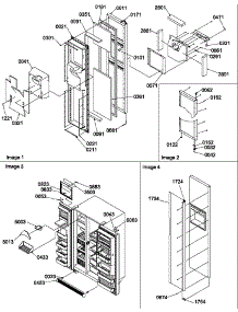 05 - Fz Door And Toe Grille parts for Amana Refrigerator SRDE327S3W / P1312501W W from AppliancePartsPros.com