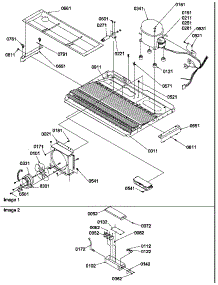10 - Machine Compartment parts for Amana Refrigerator SRDE327S3W / P1307106W W from AppliancePartsPros.com