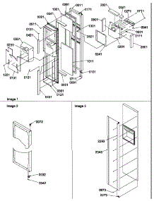 05 - Fz Door parts for Amana Refrigerator SRDE520SBW / P1183104W W from AppliancePartsPros.com