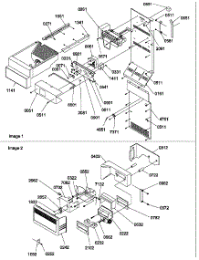 09 - Ice Maker / Control Assy parts for Amana Refrigerator SRDE520SBW / P1183104W W from AppliancePartsPros.com